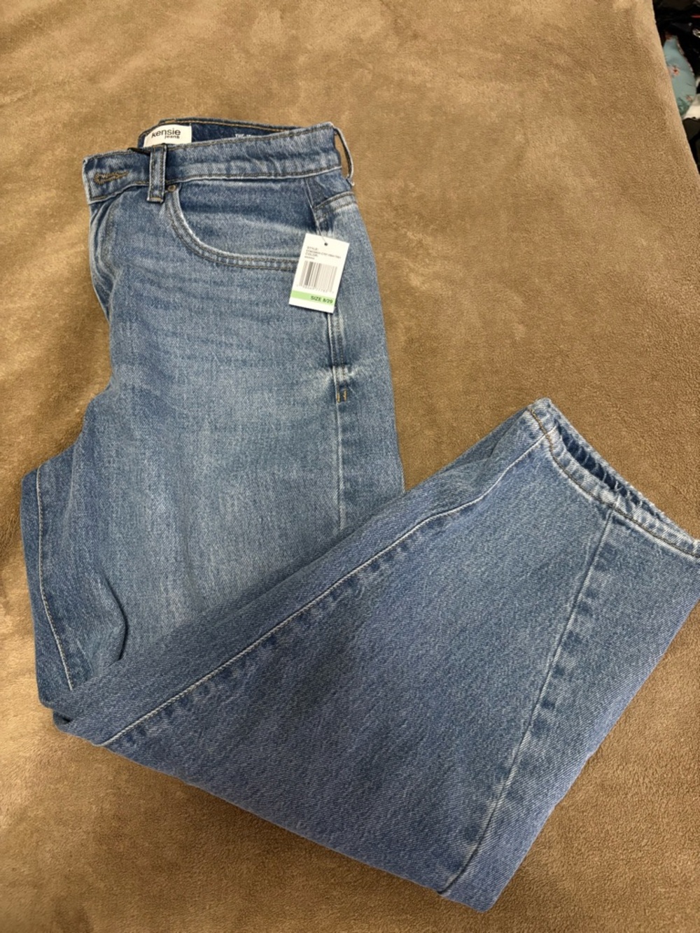 Kensie Men's Light Blue Straight Leg Jeans